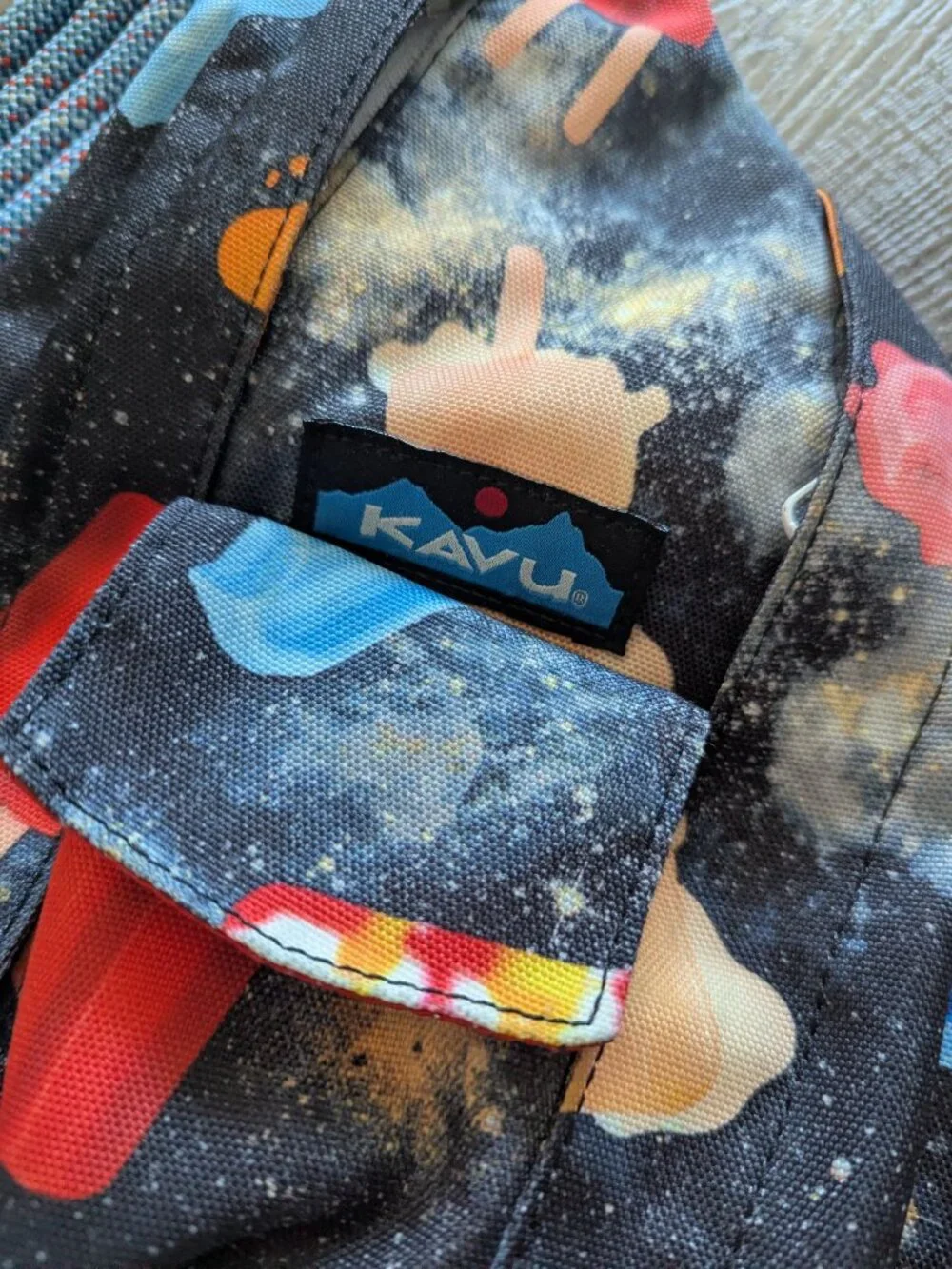 Kavu Rope Sling Bag Space Popsicle Summer Whimsy Outdoor Commute Comfort